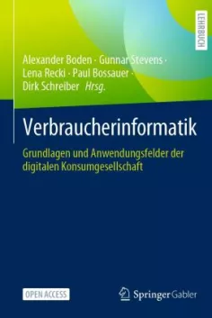 Buchcover Lehrbuch Verbraucherinformatik 2024 Boden Stevens et alii