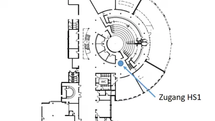 Lageplan Hauptgebäude Sankt Augustin Hörsaal1 Skizze