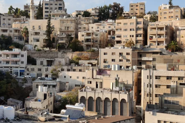 Amman Ausblick vom GJU-SABE Campus auf die Stadt, Foto: N. Kutz