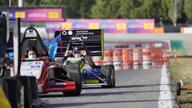 G21e Rennwagen von BRS Motorsport bei der Formula Student Spain 2021 (DE)