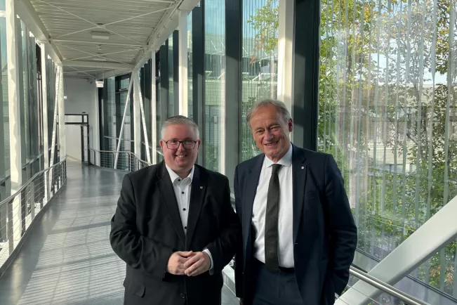 MdL Lienesch besucht Hochschulpräsident Ihne