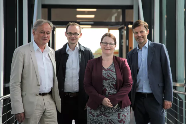 Besuch Hochschulpräsidentin Kira Kastell Hamm-Lippstadt bei Hochschulpräsident Ihne