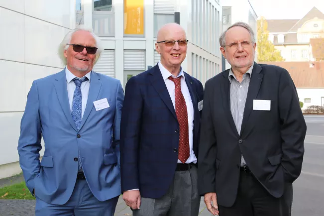 Die Gründungsväter des b-it: Dr. Kurt-Ulrich Witt, Dr. Matthias Jarke, Dr. Armin B. Cremers 
